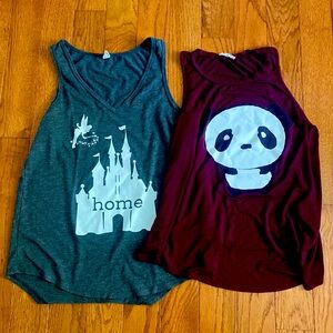 Disney Parks Tank Top Bundle!! Disney and Panda 🐼